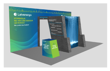 Latvenergo. Exhibition stand